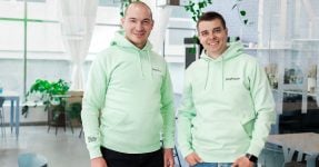 Payhawk Co-founders Boyko Karadzhov CTO left and Hristo Borisov CEO right
