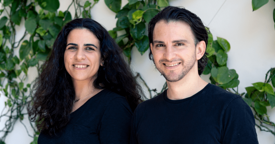 Avrio, the co-founders Natalie Masrujeh , Head of Product (left), and Andrew Michael, CEO (right), data analytics