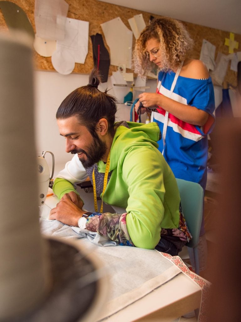 Designers at REDU reusing garments to make new clothes