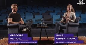 Serial entrepreneur and business angel Gregoire Vigroux talks to Irina Obushtarova from The Recursive