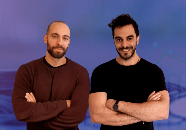 Alexandros Christodoulakis and Konstantinos Faliagkas, co-founders of Wealthyhood