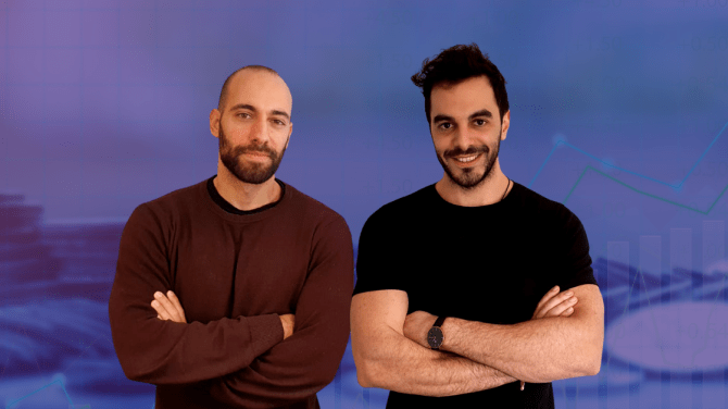 Alexandros Christodoulakis and Konstantinos Faliagkas, co-founders of Wealthyhood
