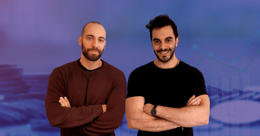 Alexandros Christodoulakis and Konstantinos Faliagkas, co-founders of Wealthyhood