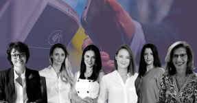 Fintech Ladies (from left to right): Galya Dimitrova, Galia Jordanova, Alina Stefan, Diana Seredenciuc, Ioanna Stanegloudi, Efi Pylarinou.