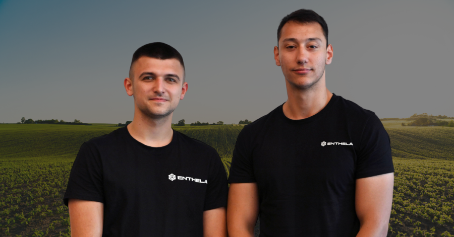 (left to right) Angel Hristov and Martin Nedev, founders of Enthela