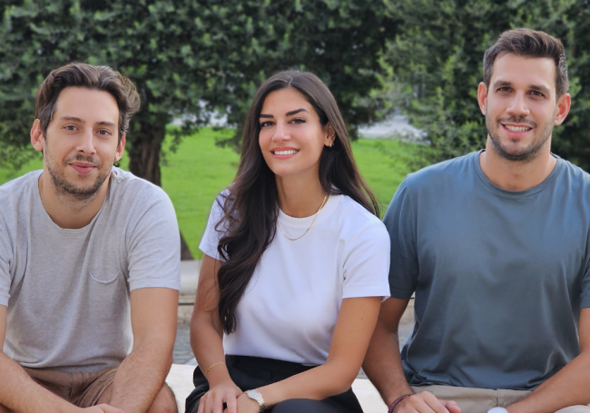 Simpler founders: Alex Kyriakopoulos, Rania Lamprou and Spyros Mandekis