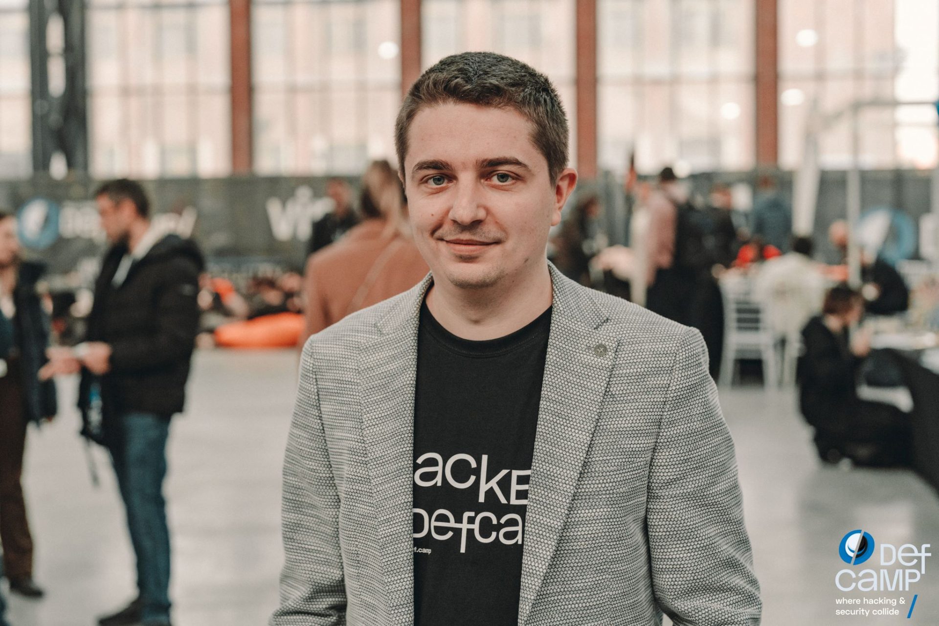 Photo of Andrei Avadanei founder of Defcamp cybersecurity conference 