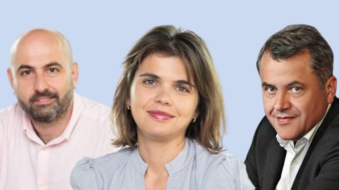 DRUID AI co-founders from left-right: Daniel Balaceanu (Head of Products), Andreea Plesea (CRO) and Liviu Dragan (CEO)