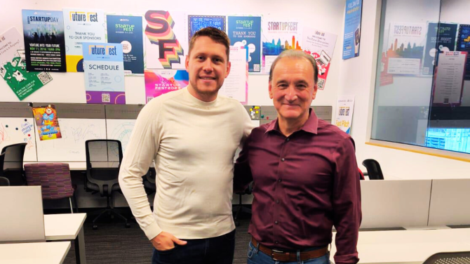 Scale SEE founder with B2B startups expert Chuck Sacco