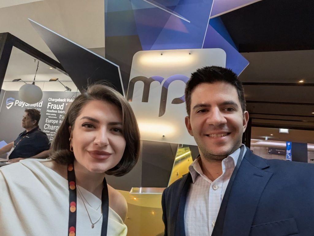 Etien Yovchev and Deniz Dyonmez at Merchant Payments Ecosystem