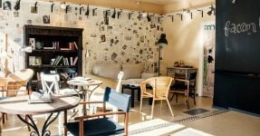 co-working space at Seneca Anticafe
