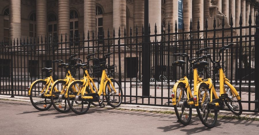 Bike sharing; Unsplash