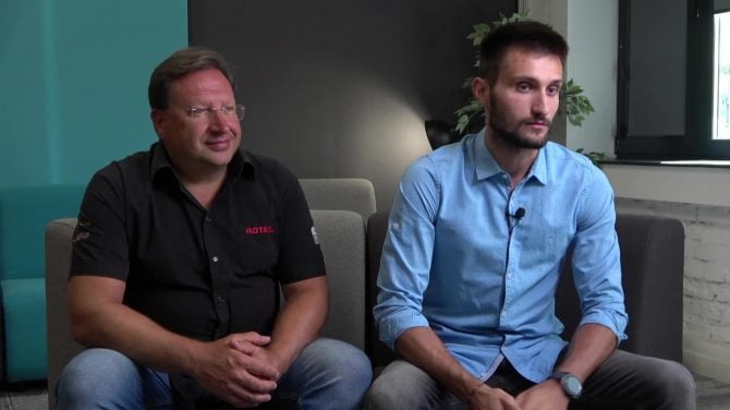 Rotax founders - Vasil Kolarov and Rosen Kolarov