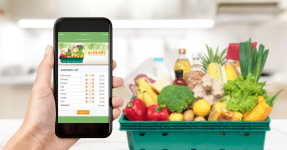 Online grocery delivery, Canva