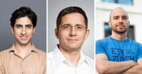 LatticeFlow core team: Dr. Petar Tsankov, Prof. Martin Vechev, and The first hire in Sofia - Ivaylo Toskov