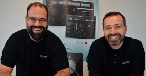 Alexandros Tsiflidis and Elias Kokkinis, co-founders of Accusonus