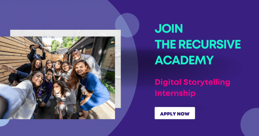 The Recursive Academy opens applications for digital storytelling intenrs