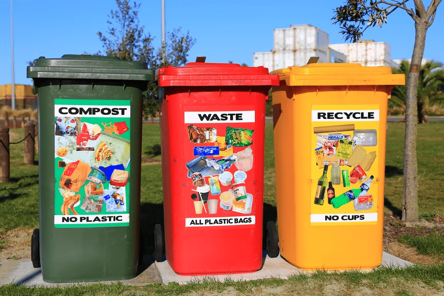 zero waste recycling bins