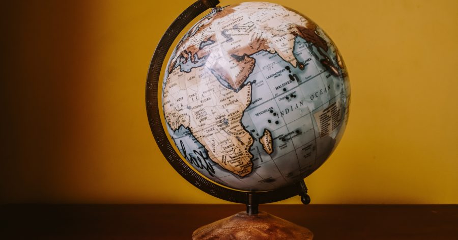 A picture of the globe
