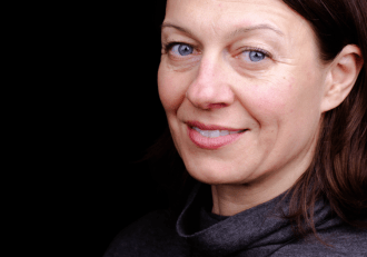 A portrait photo of Tatjana Zabasu Mikuz from South Central Ventures on a black background