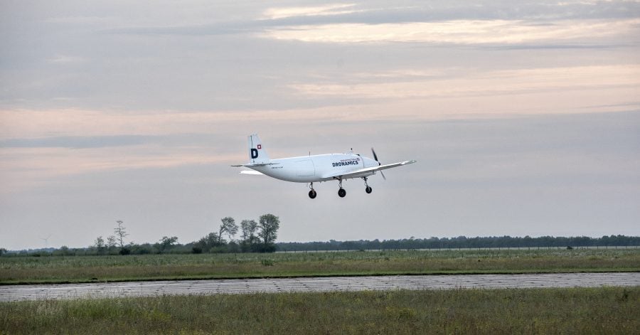 Dronamics first flight