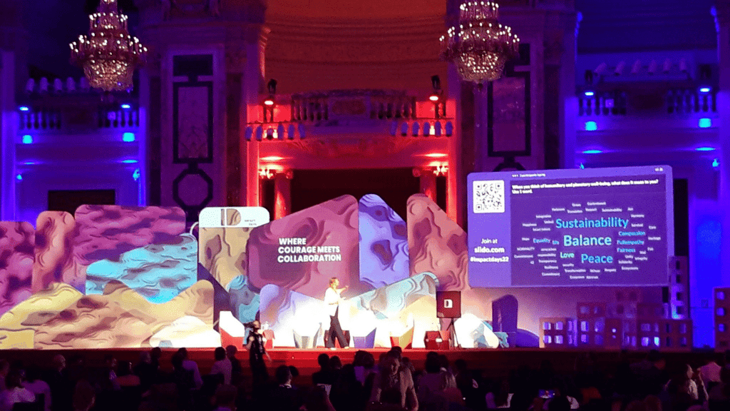 Image from the stage at Impact Days