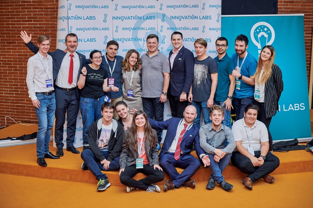 Participants at Innovation Labs; social media networks