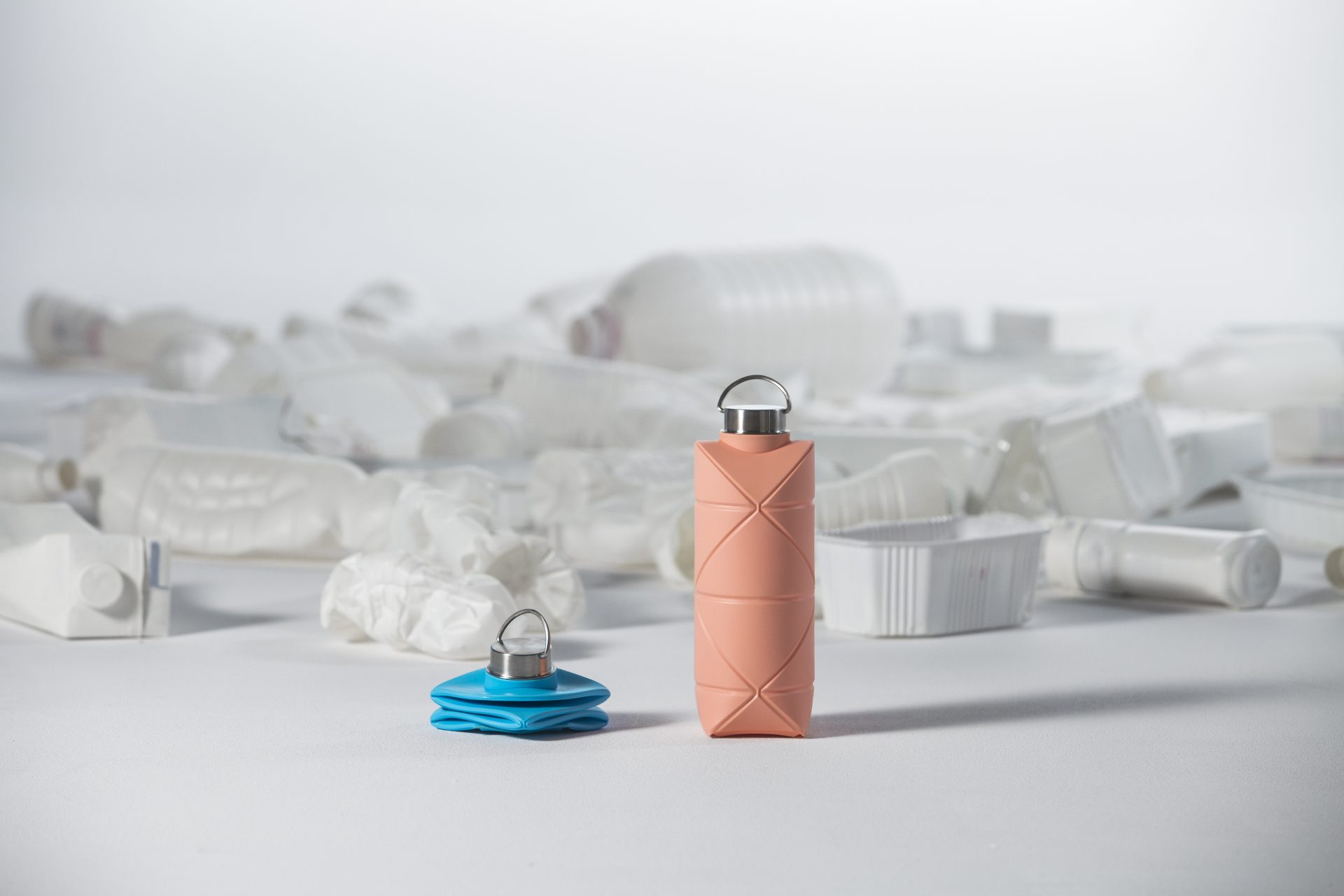 DiFOLD designs the collapsible and reusable 'origami bottle